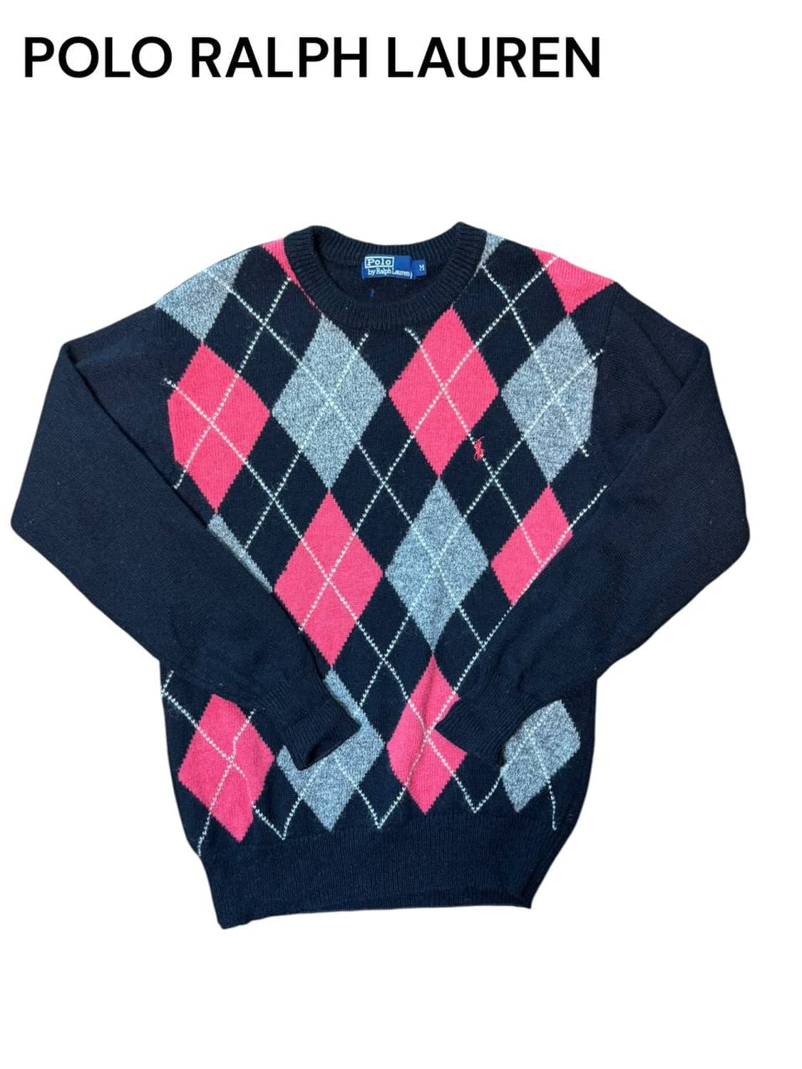 폴로 랄프로렌 아가일 스웨터 상품이미지1