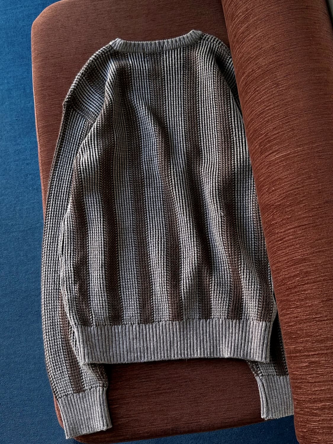 Wool acrylic fabric design knit P/O 상품이미지5