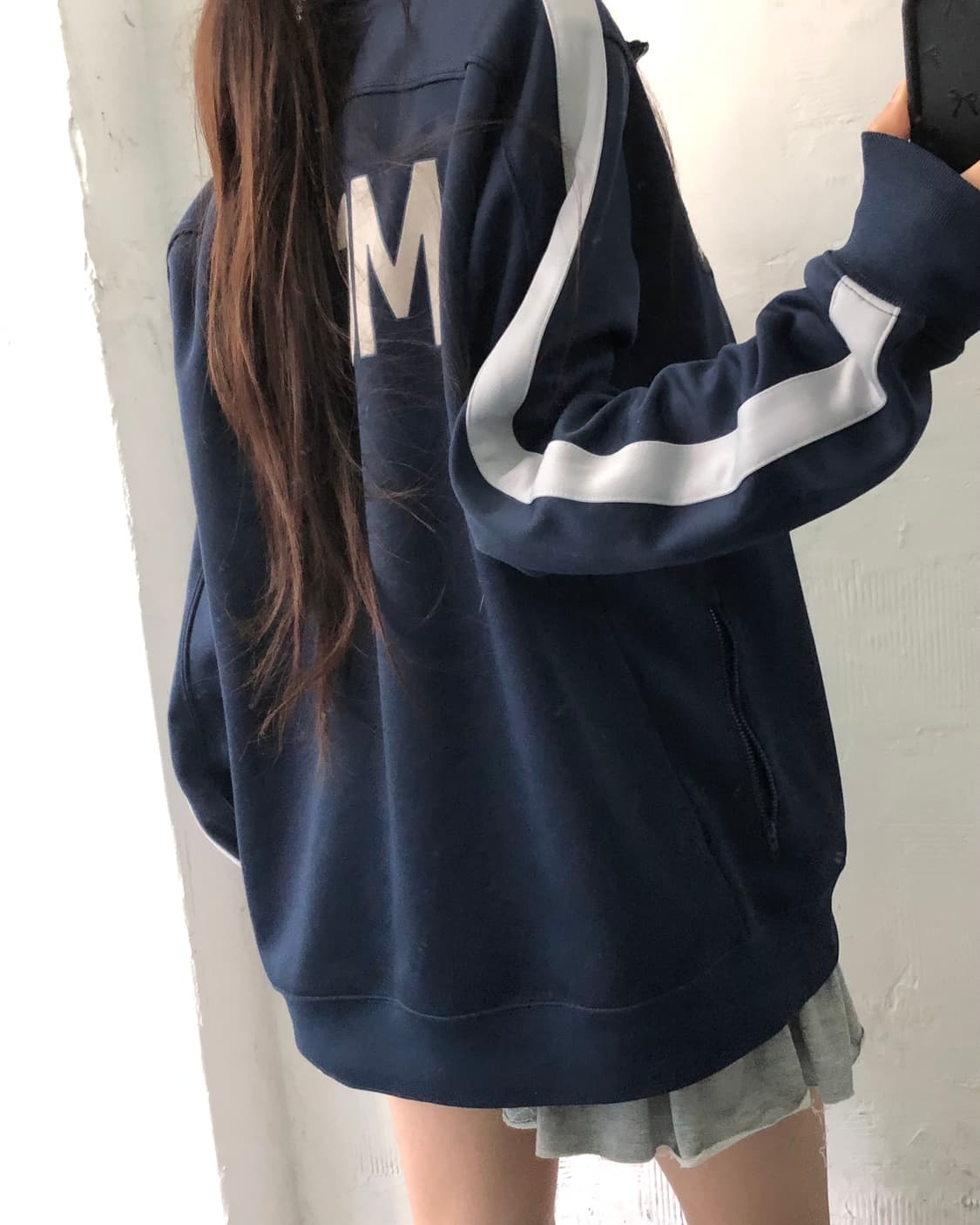 Nike 나이키 스우시 네이비 컬러 맨체스터 로고 트랙탑 상품이미지8