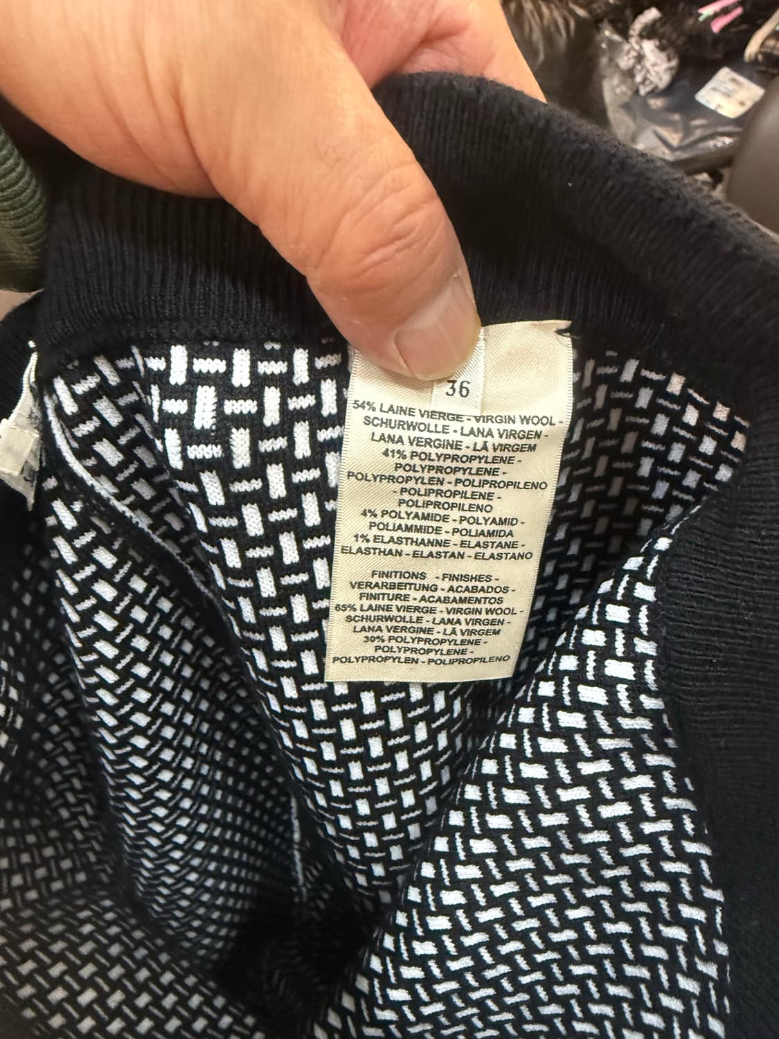 36/28 정품 에르메스 울 스키니 LEG 팬츠 팝니다 상품이미지3