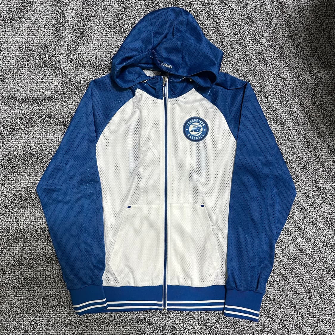 (95) 뉴발란스 블루/화이트 메쉬 후드집업 상품이미지1