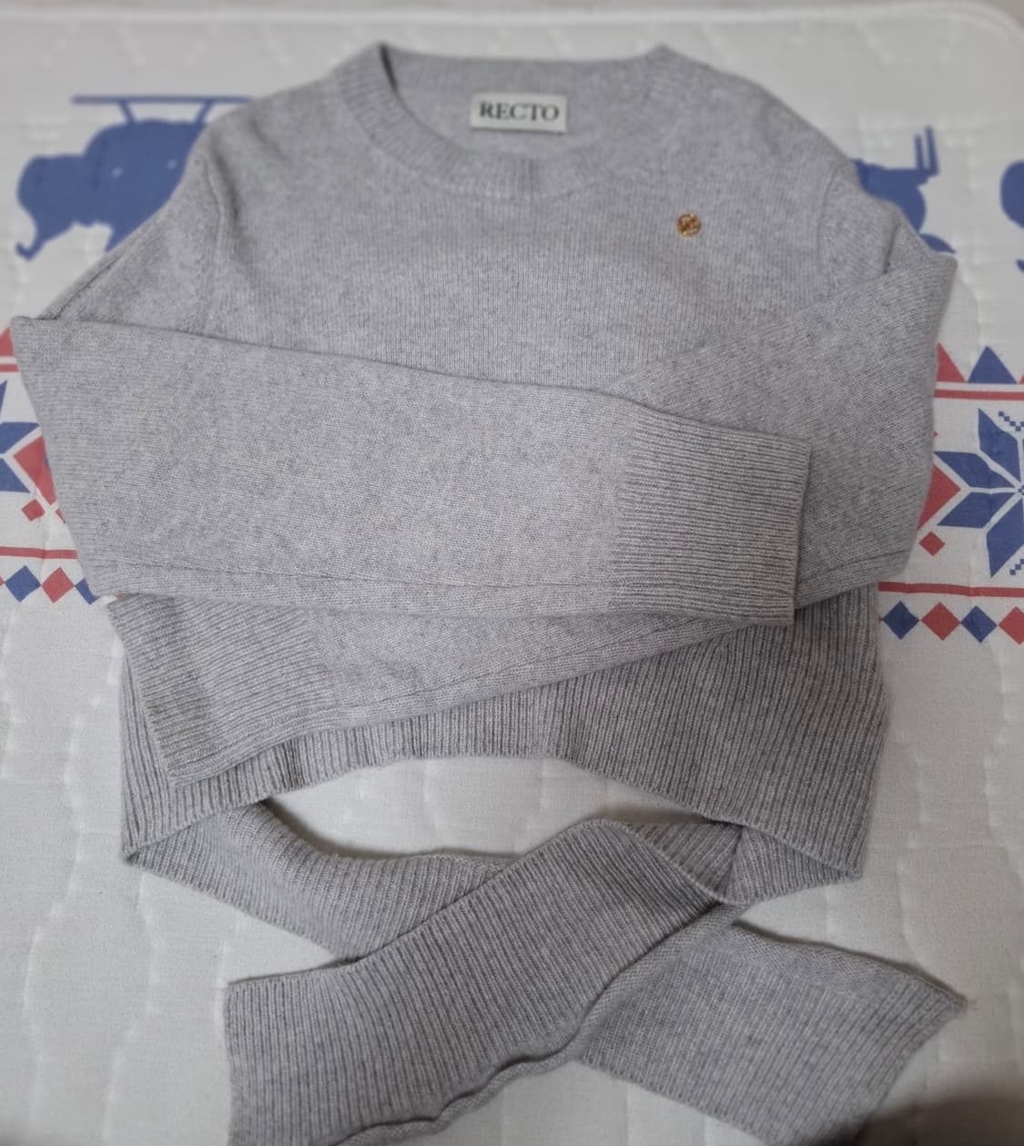 RECTO WOOL CUT DETAIL KNIT 상품이미지3