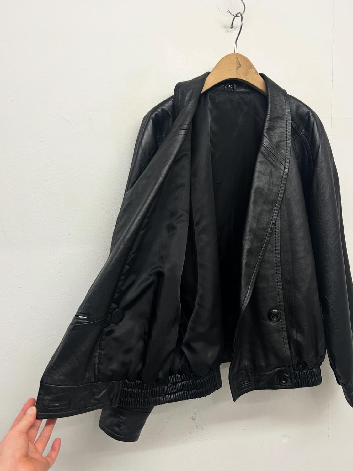 JPN 빈티지 더블 가죽 자켓 상품이미지5