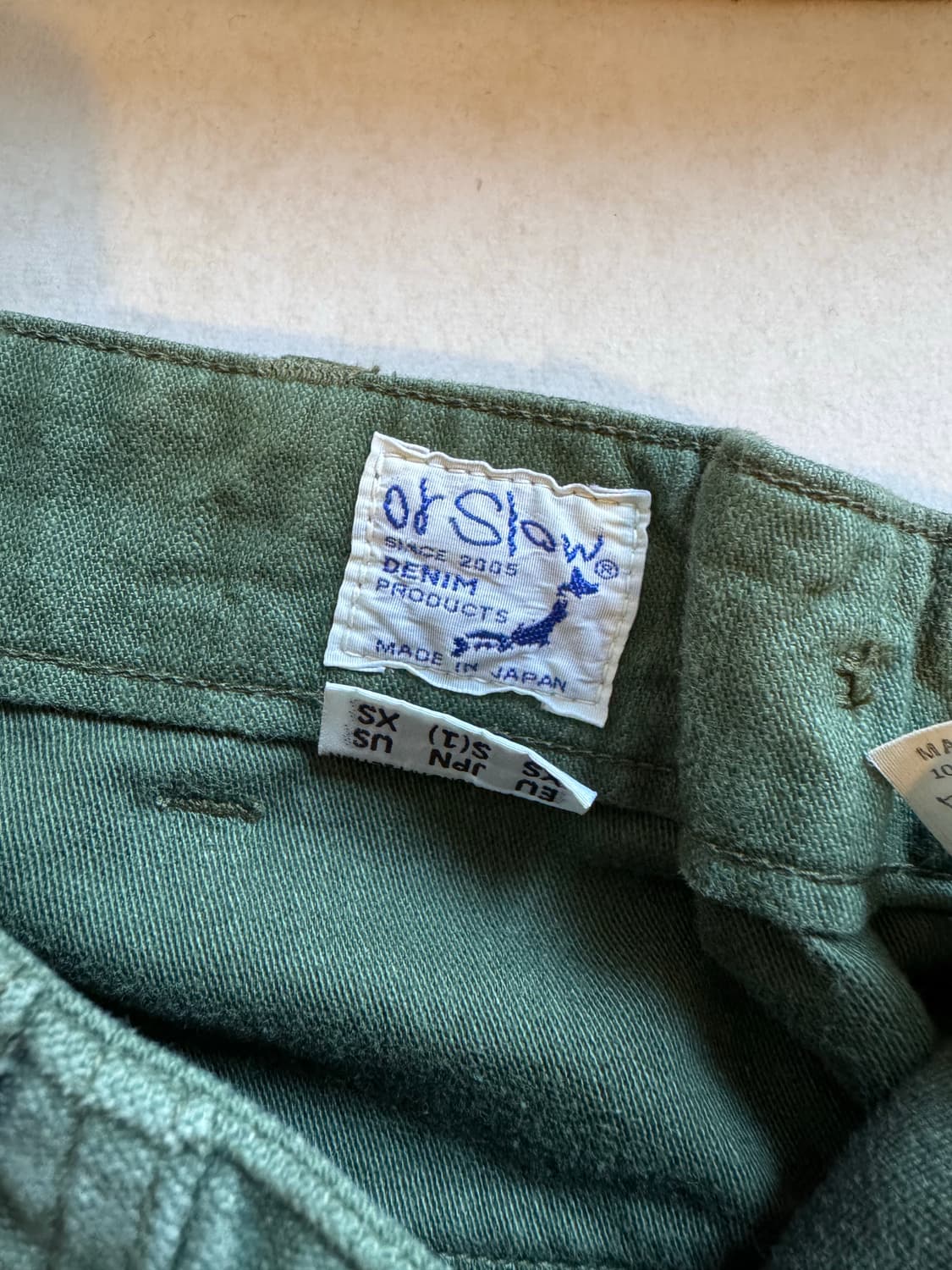 오어슬로우 퍼티그 팬츠 상품이미지3