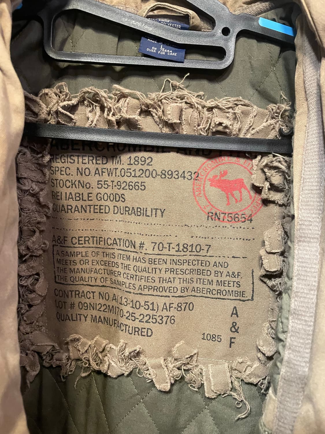 아베크롬비 자켓L  상품이미지4