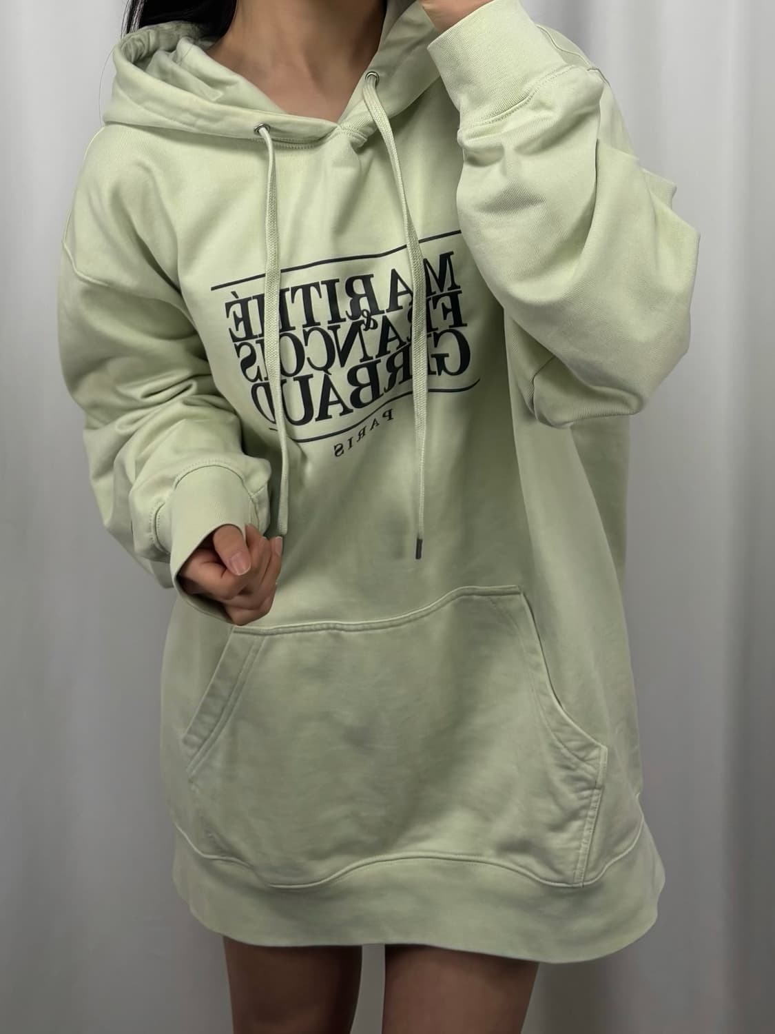 마리떼 프랑소와 저버 로고 후드티 상품이미지3