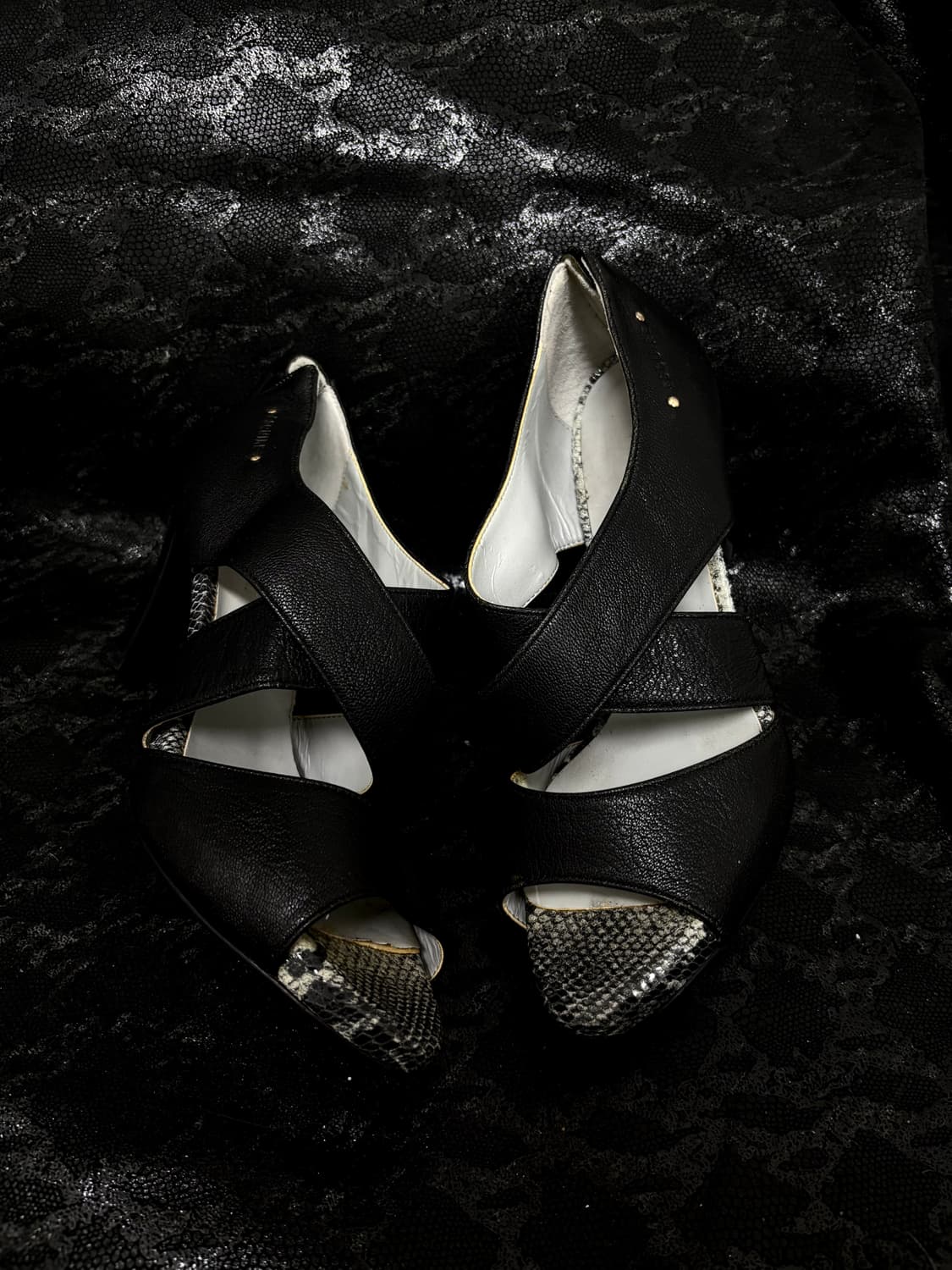 “ESQUIRE” 00’s Python Pattern wedge heel 상품이미지2