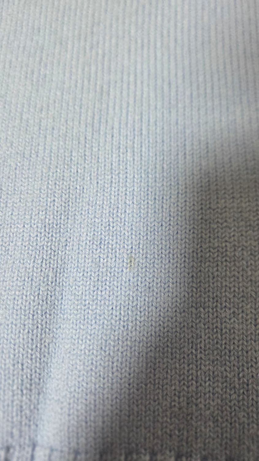 아미 빅하트 로고 터틀넥 니트 스카이블루 상품이미지8