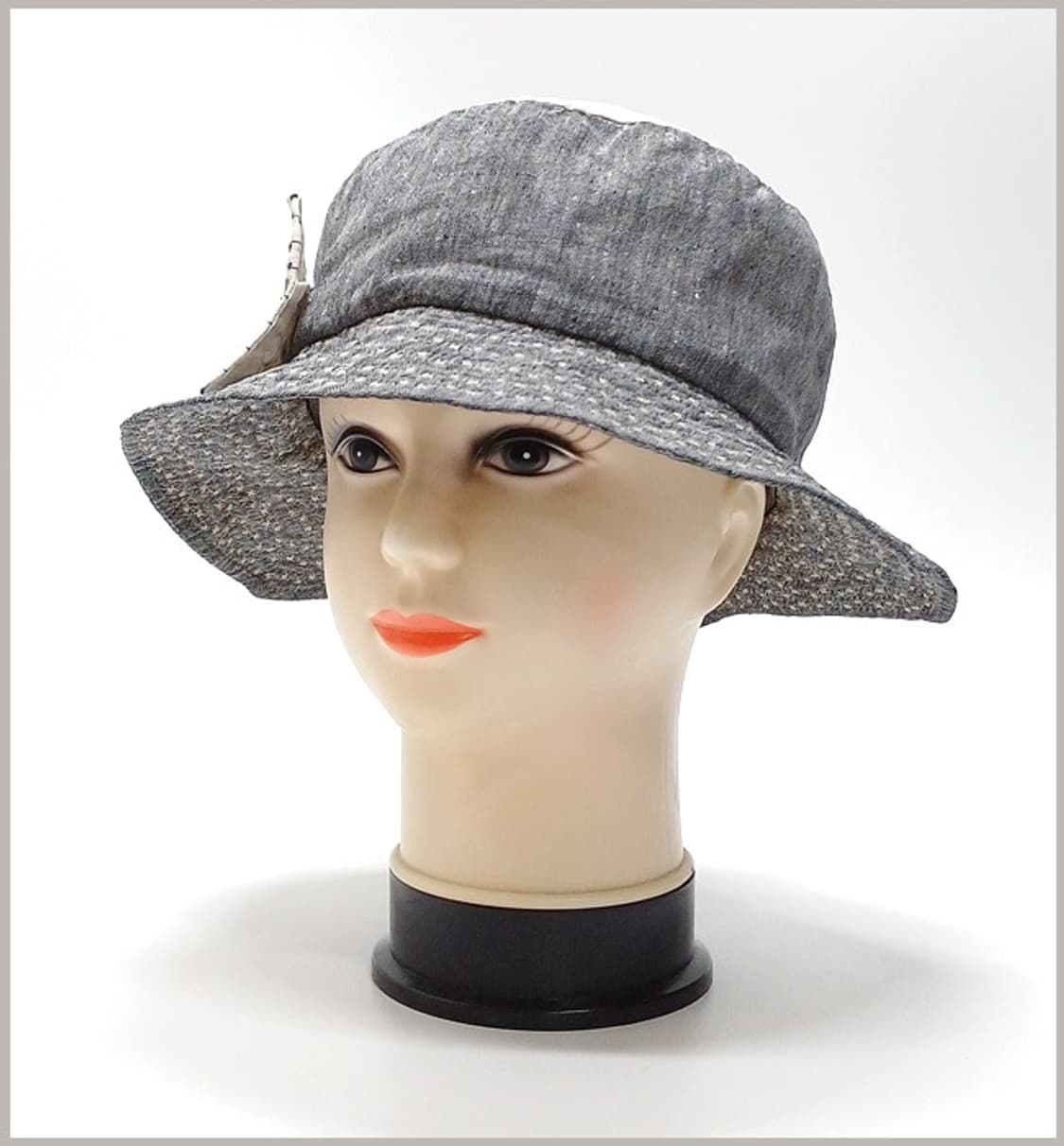 안죨로 프라스코니 이태리 여성 린넨 버킷햇 모자 J-739 상품이미지6