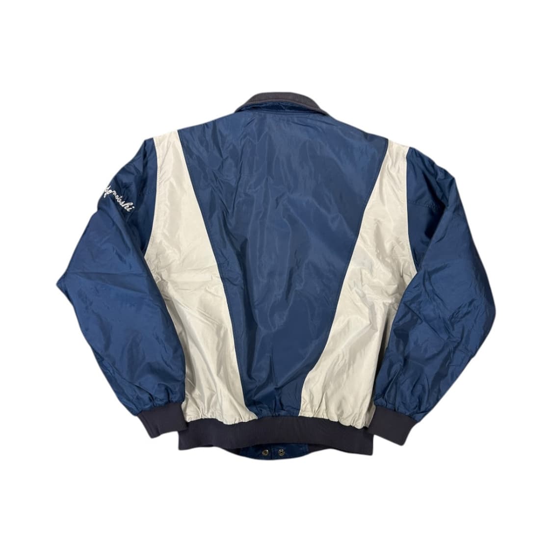 L) 빈티지 JPN SSK 네이비 베이스볼 팀 점퍼 OJ-048 상품이미지5