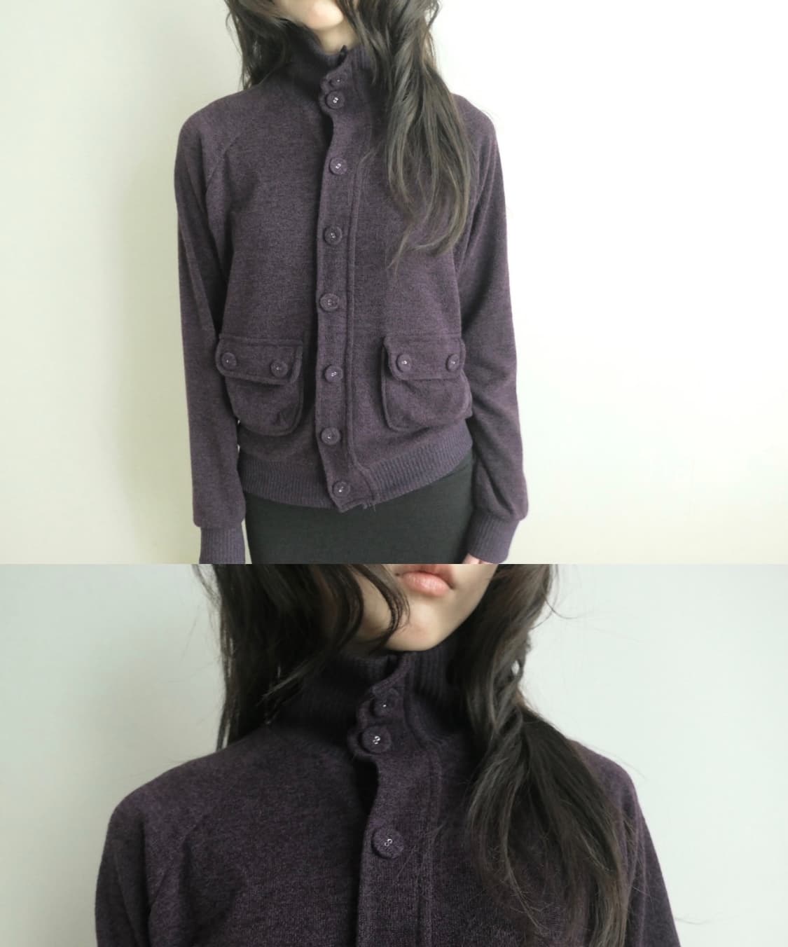 세이지블루 gentle cardigan 상품이미지1