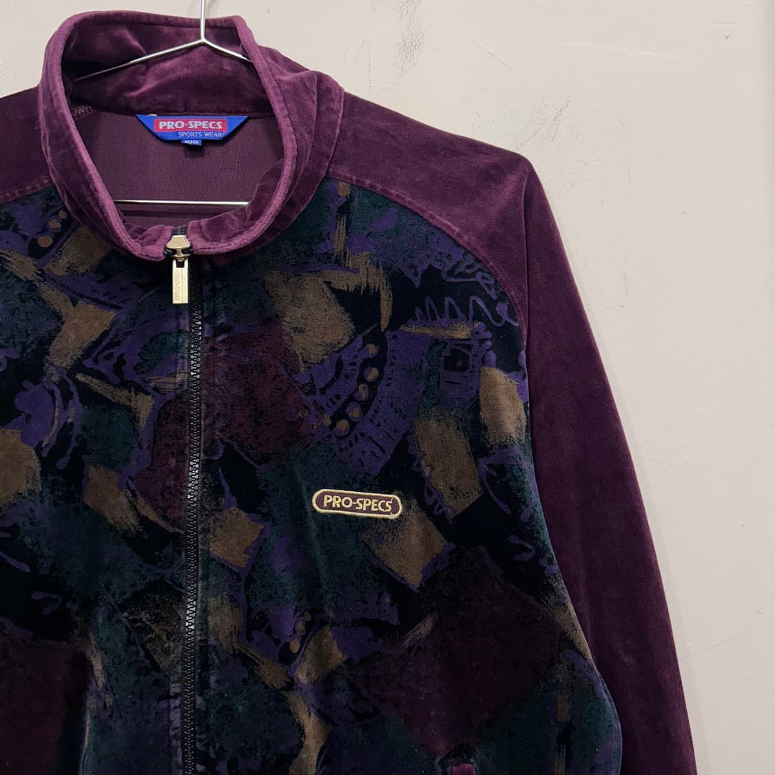 프로스펙스 올드스쿨 패턴 래글런 벨벳 져지 상품이미지1