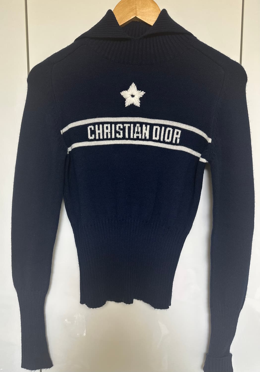 크리스찬 디올 네이비 울니트 정품 상품이미지3