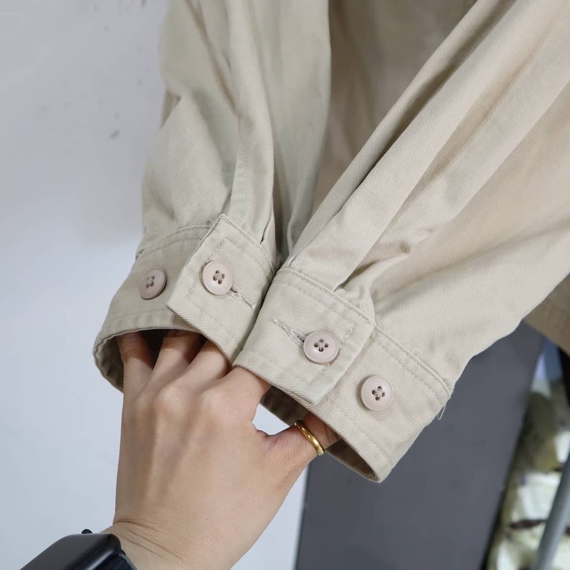 폴로 베이지 해링턴 자켓 상품이미지4