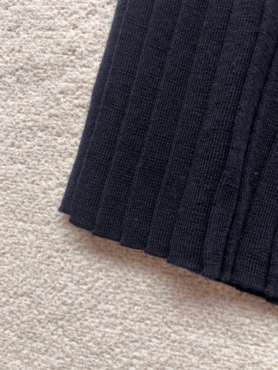 Soeur 니트 플리츠 스커트 네이비 상품이미지5