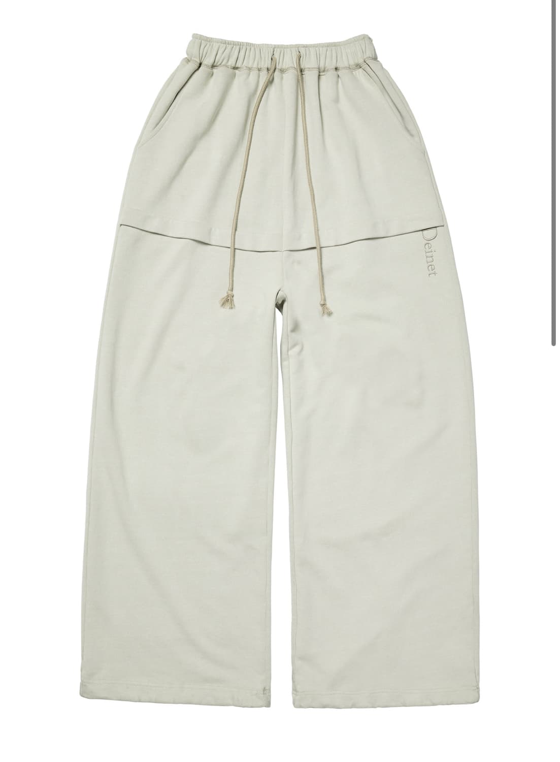 (미개봉)다이닛 팬츠 LAYERED SWEAT PANTS IN BEIGE 상품이미지1