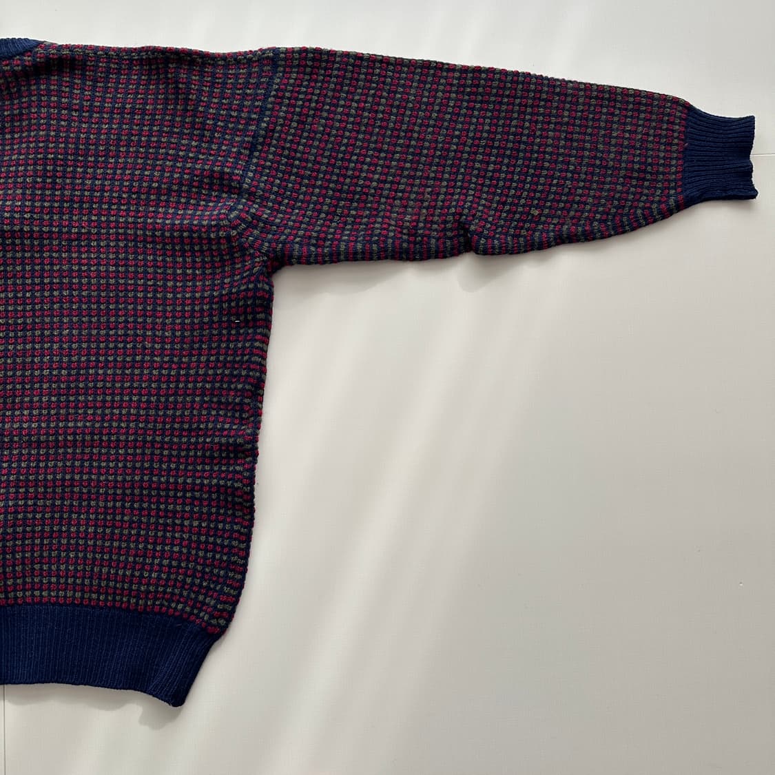 90년대 (영국생산)오스틴리드 퓨어울 빈티지 패턴 니트 M 상품이미지7