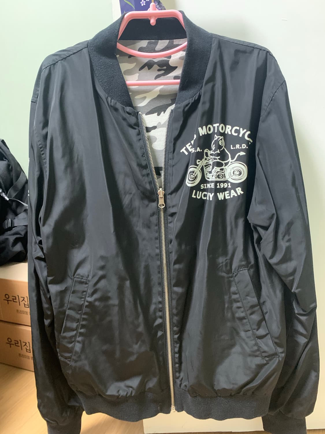 Ted Company 블랙 자켓 L 리버시블제품입니다! 상품이미지2