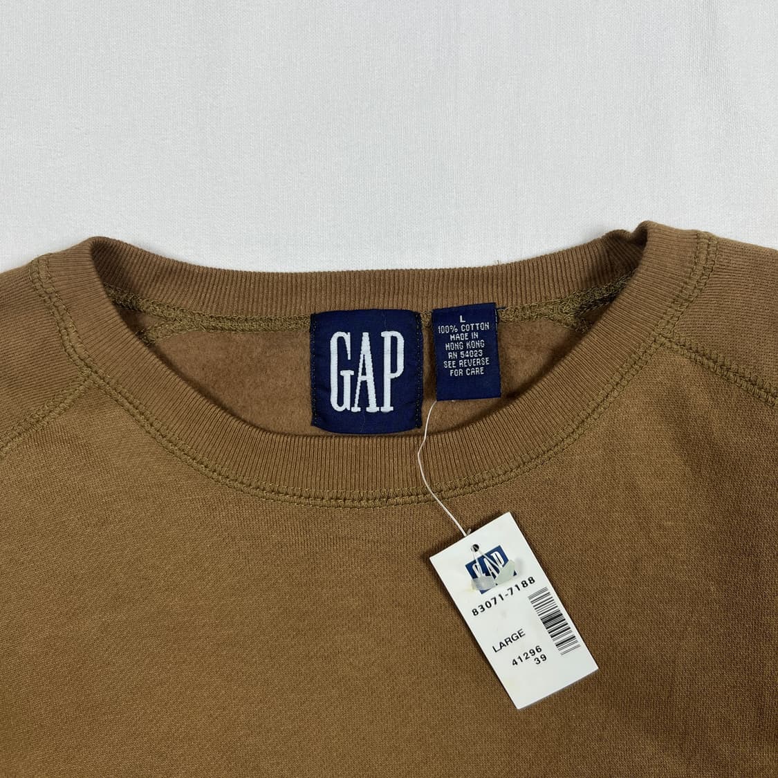 데드스탁 90’s 갭 gap 빅로고 프린트 맨투맨 상품이미지6