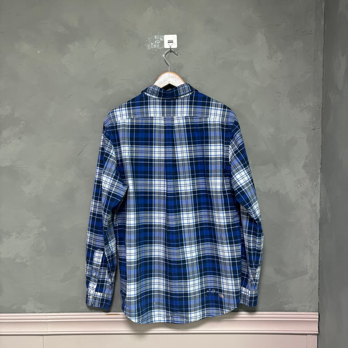 폴로 랄프로렌 체크 셔츠 블루 상품이미지6
