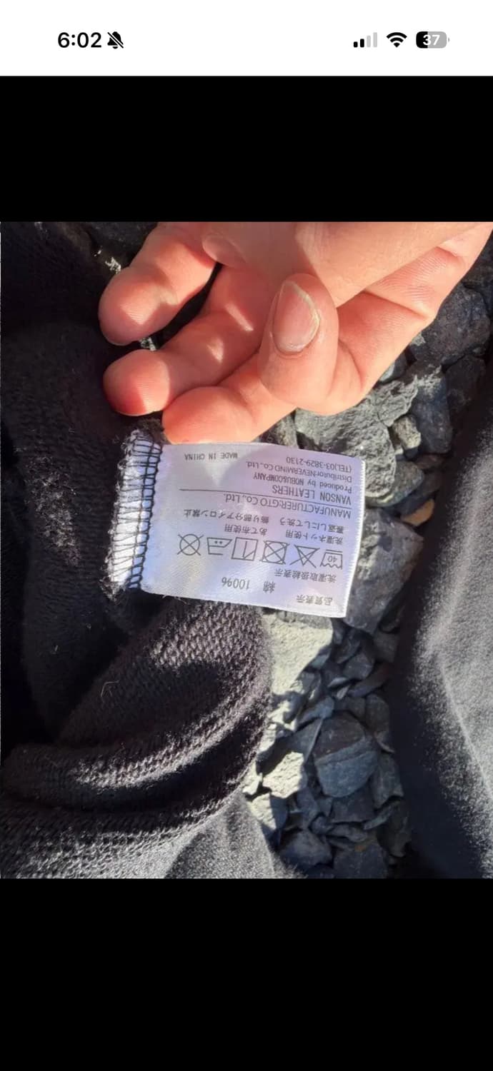 VANSON 밴슨 블랙 후드집업 상품이미지5