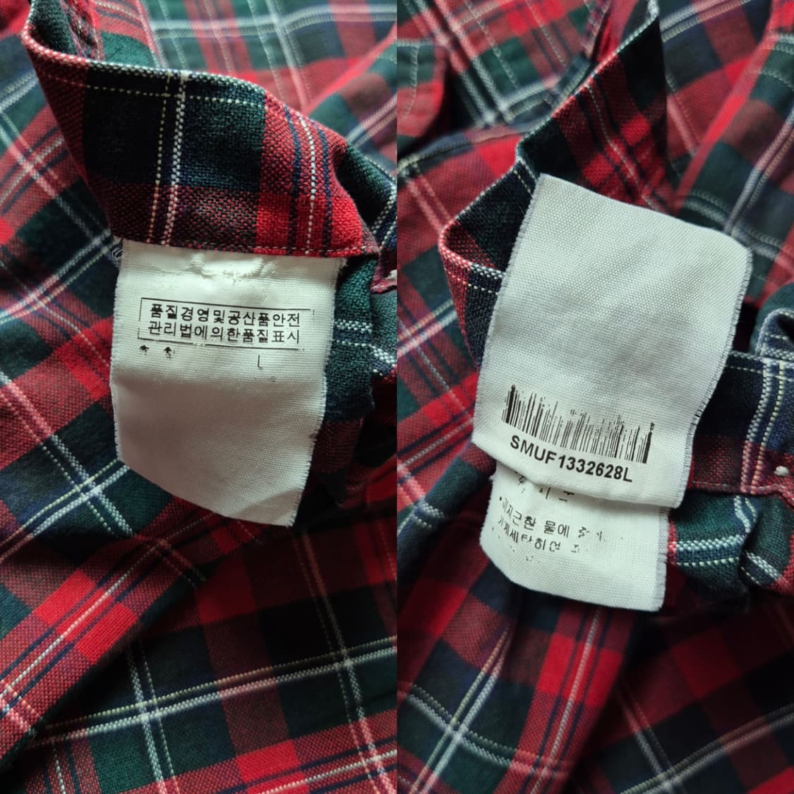 [L] 폴로 랄프로렌 레드 체크셔츠 상품이미지9