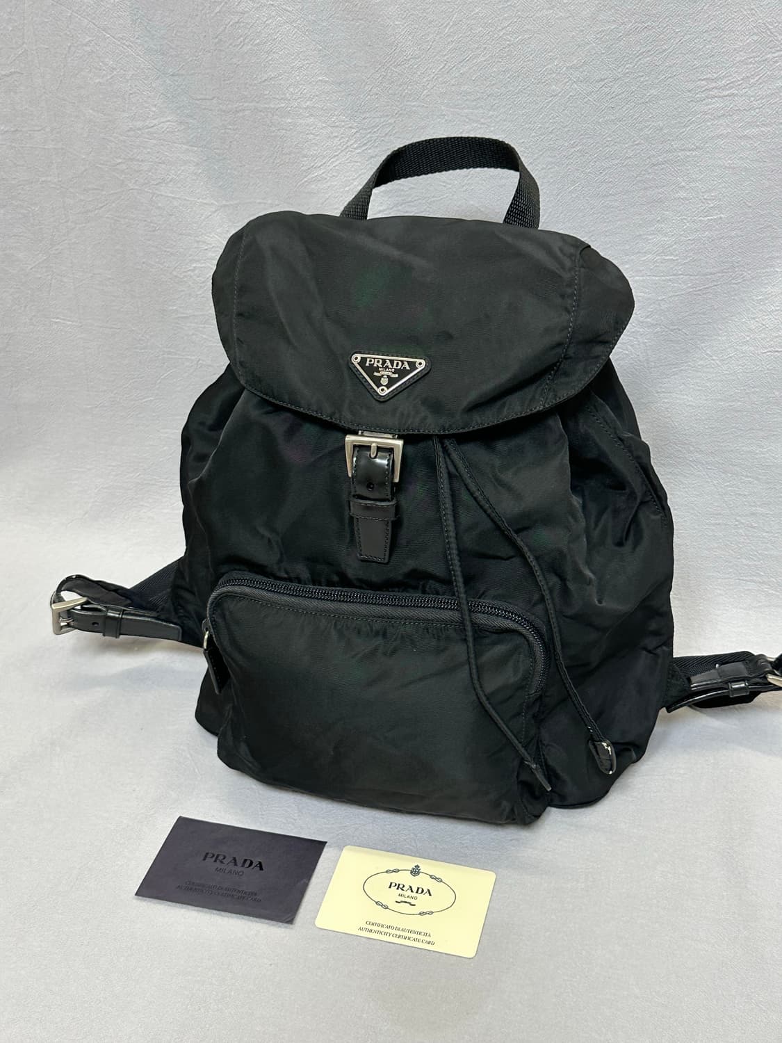 프라다 원포켓 백팩 나일론 포코노 개런티카드 포함 상품이미지3