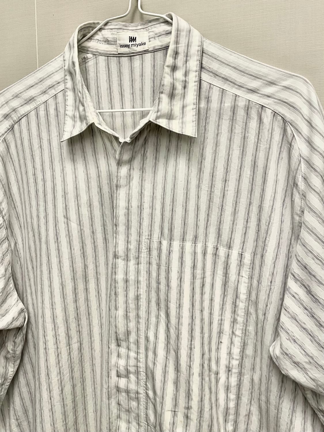 (L~XL)90s iseey miyake 이세이미야케 페이크 포켓 셔츠 상품이미지3
