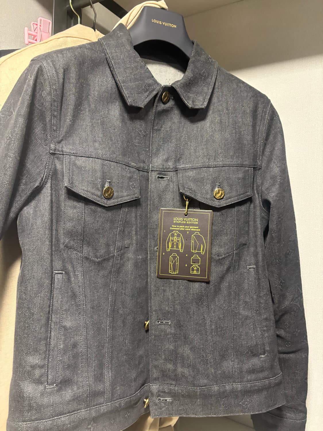 루이비통 모노그램 남성 데님 자켓 46 백화점판 상품이미지1