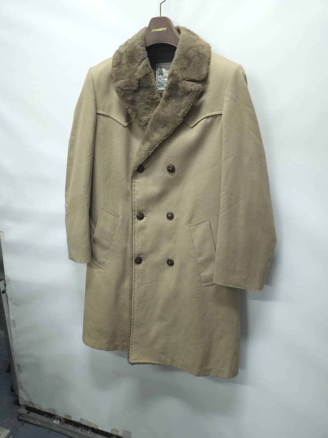 런던포그 70's 남성 빈티지 퍼 더블 코트(절대못구함) 상품이미지2