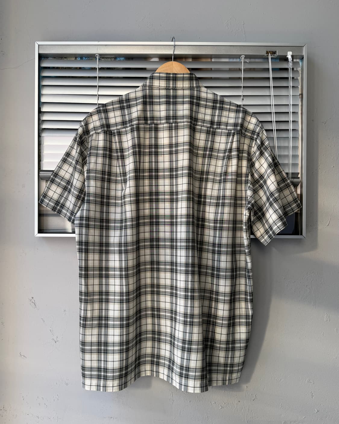 YSL 90s check short sleeve shirt 상품이미지4
