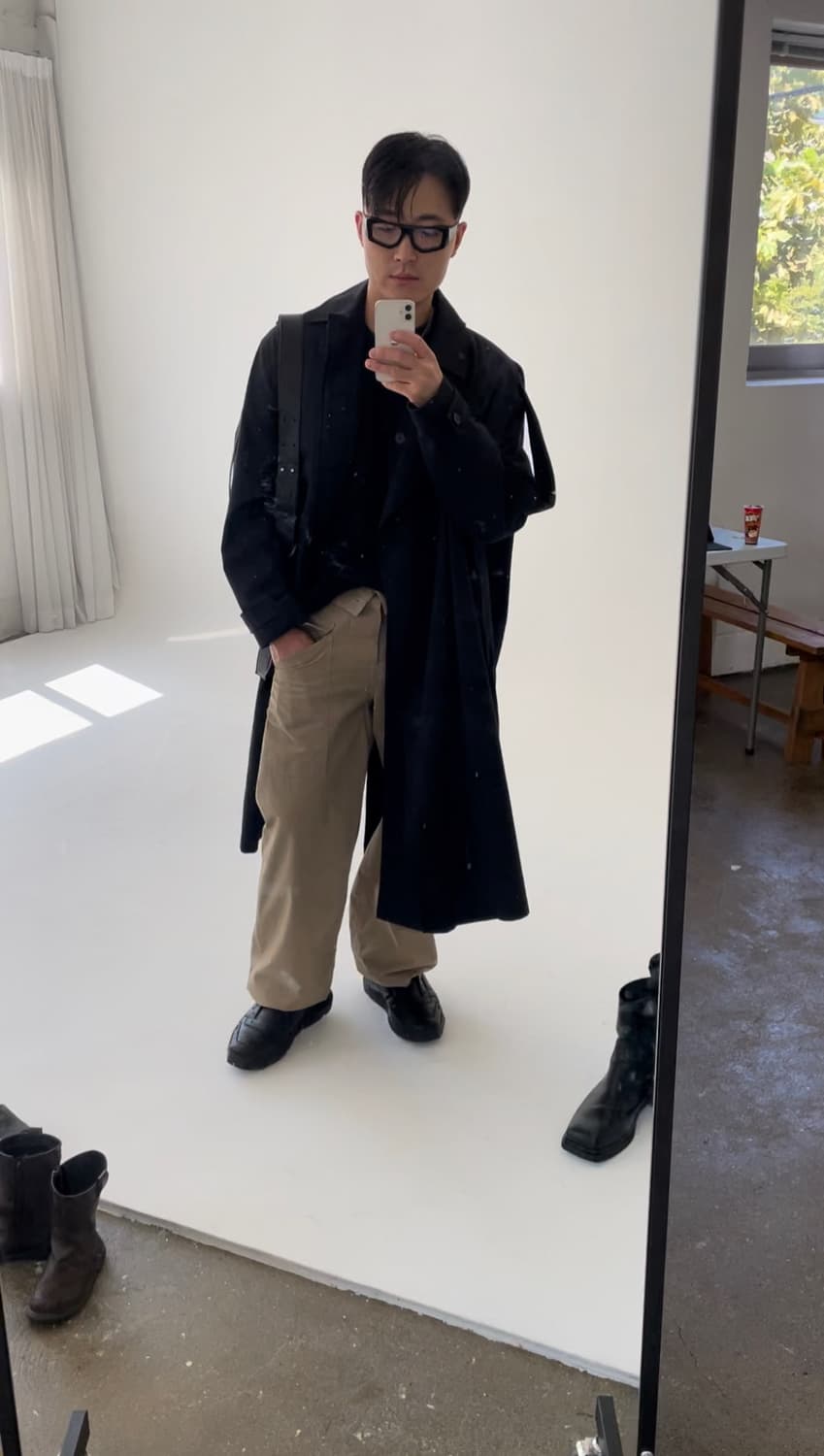 보테가베네타 2020 와이드 베이지 카고 상품이미지7