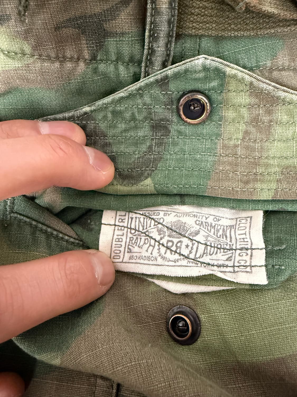 더블알엘 레지먼트 카모 카고 팬츠 30x30 상품이미지6