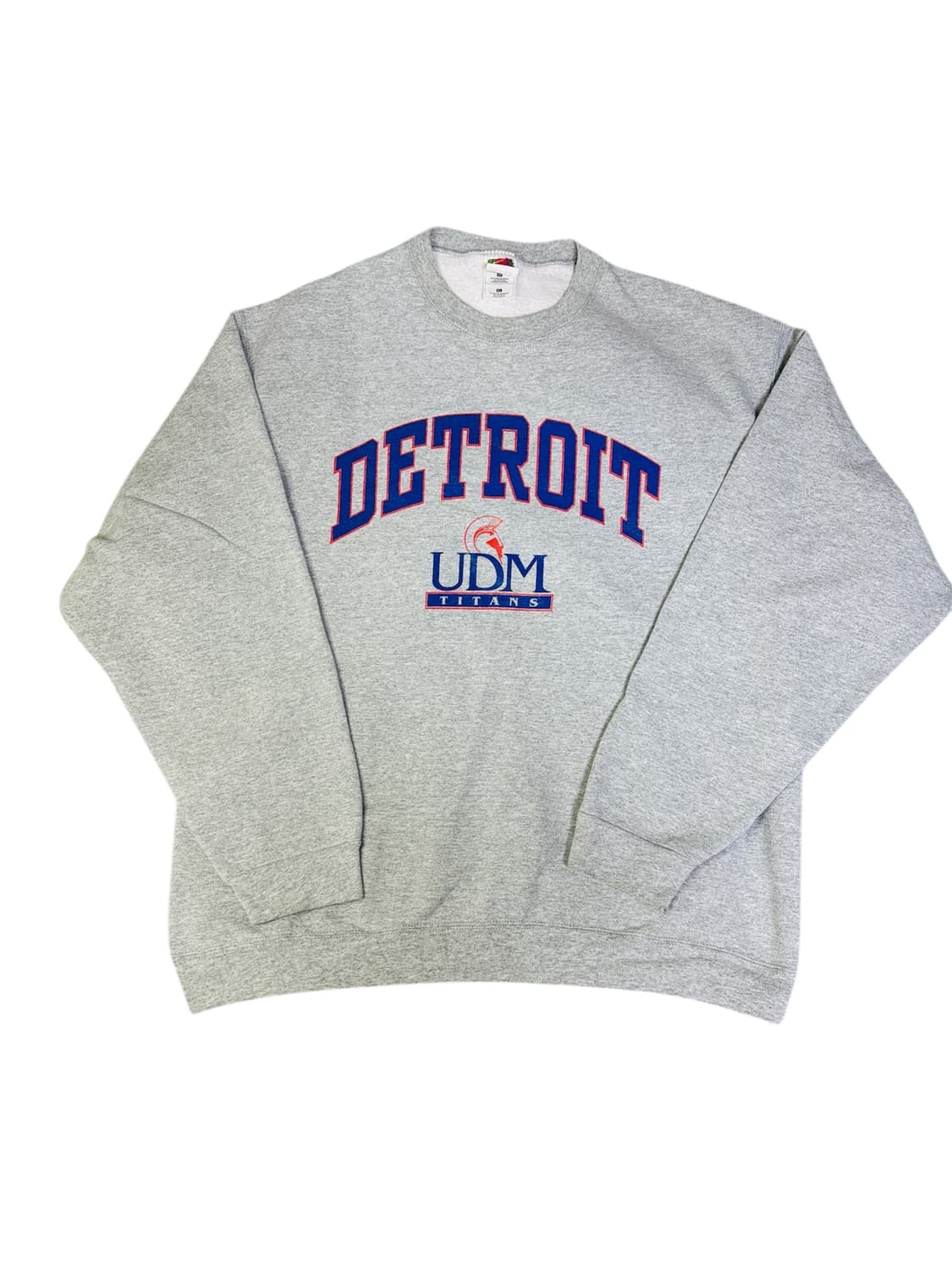 빈티지 90s 디트로이트 UDM TITANS 그레이 맨투맨 XL 상품이미지1