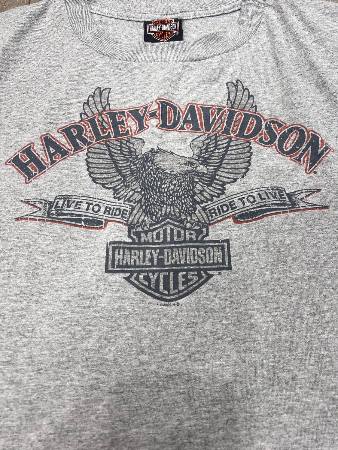 00’s 할리데이비슨 메란지 반팔티 상품이미지2