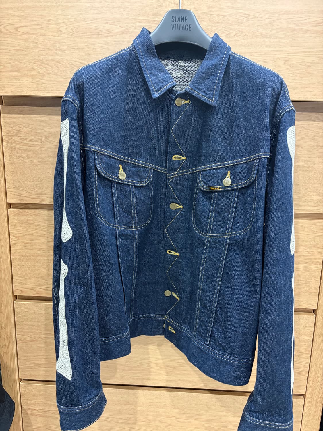 캐피탈 11.5온즈 데님 멕시칸 턱시도 본 자켓 인디고 48사이즈 상품이미지4