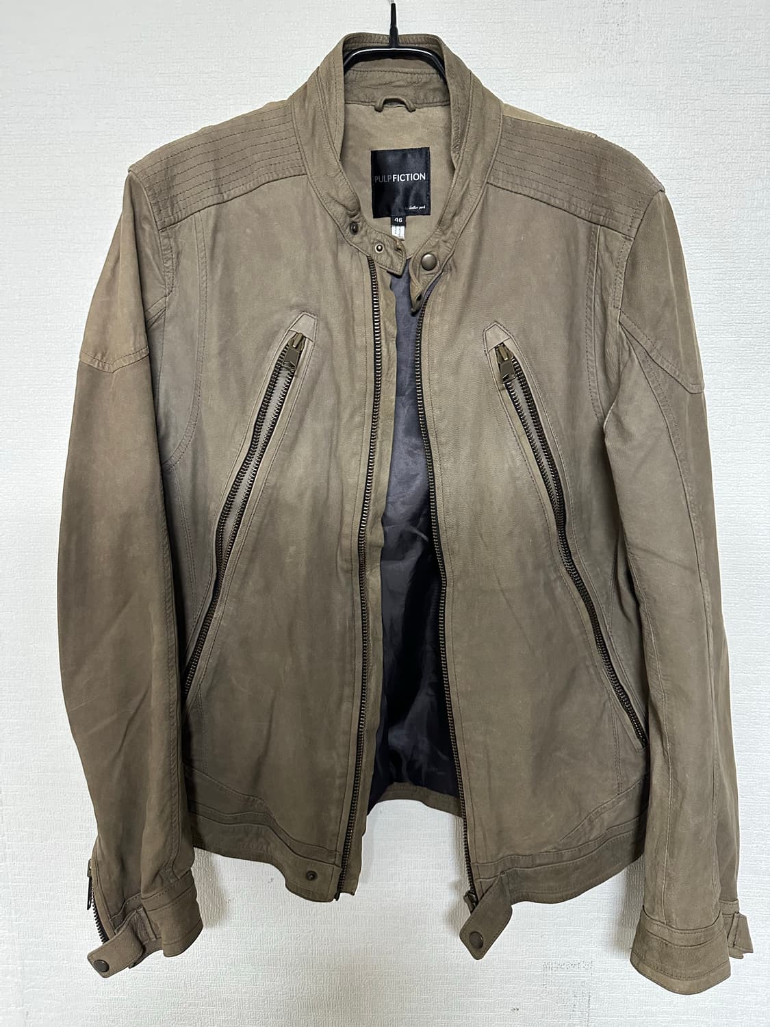 pulp fiction 펄프픽션 멀티집 램스킨 자켓 상품이미지1