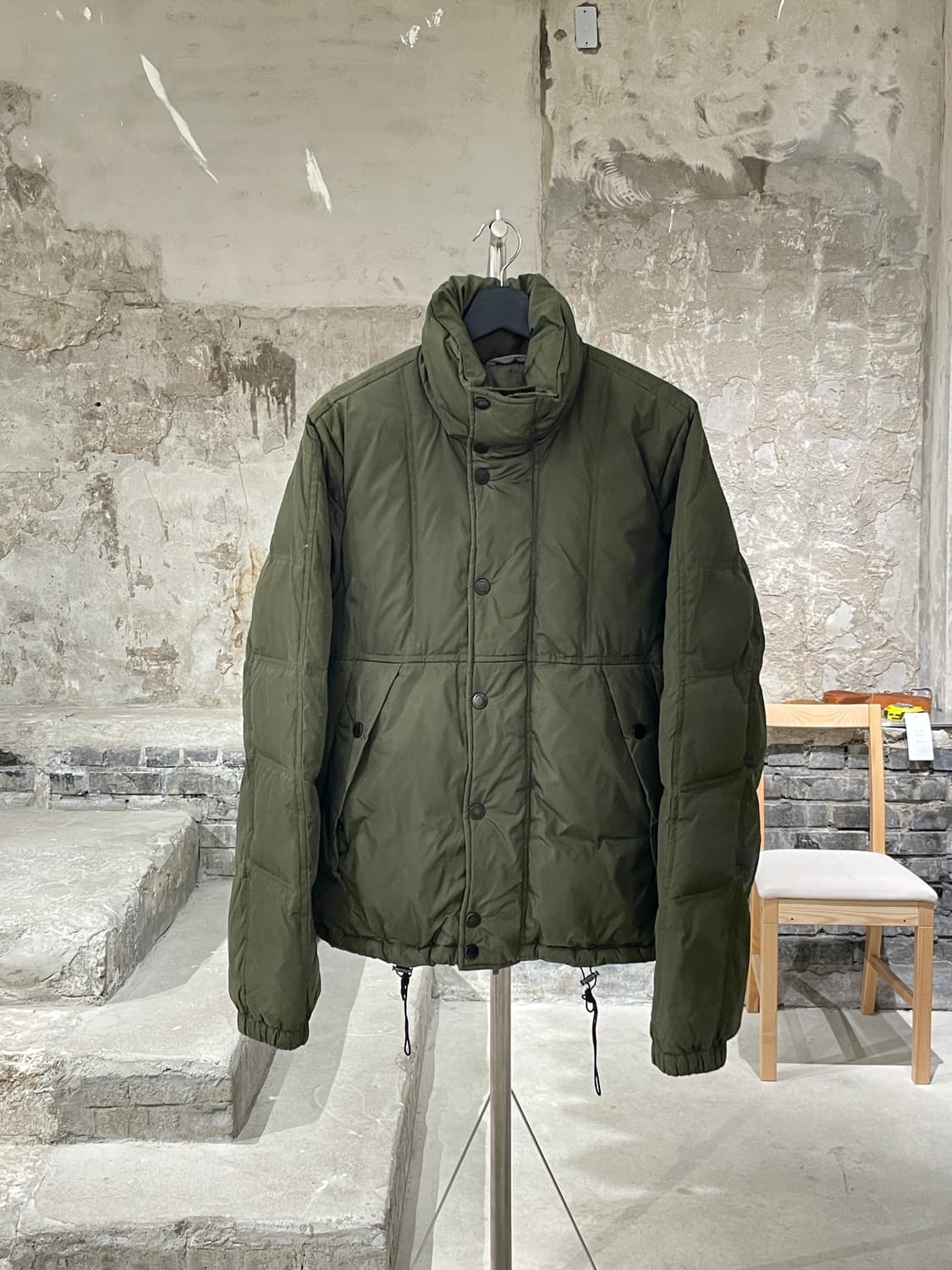 겐조 모스 그린 나일론 패디드 자켓 상품이미지1