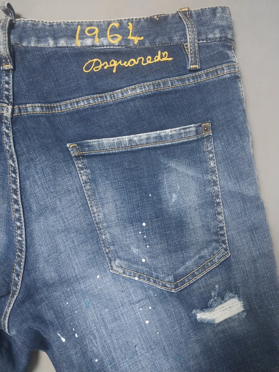 [36] 정품 디스퀘어드2 자수래터링 쿨가이진 청바지 상품이미지9