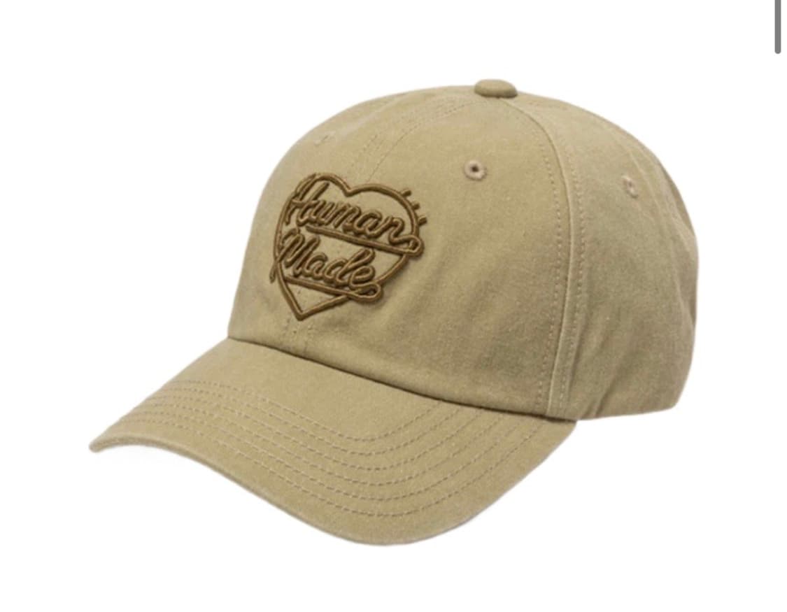 [새상품] 휴먼 메이드 볼캡 모자  6 패널 트윌 캡(베이지) 상품이미지1