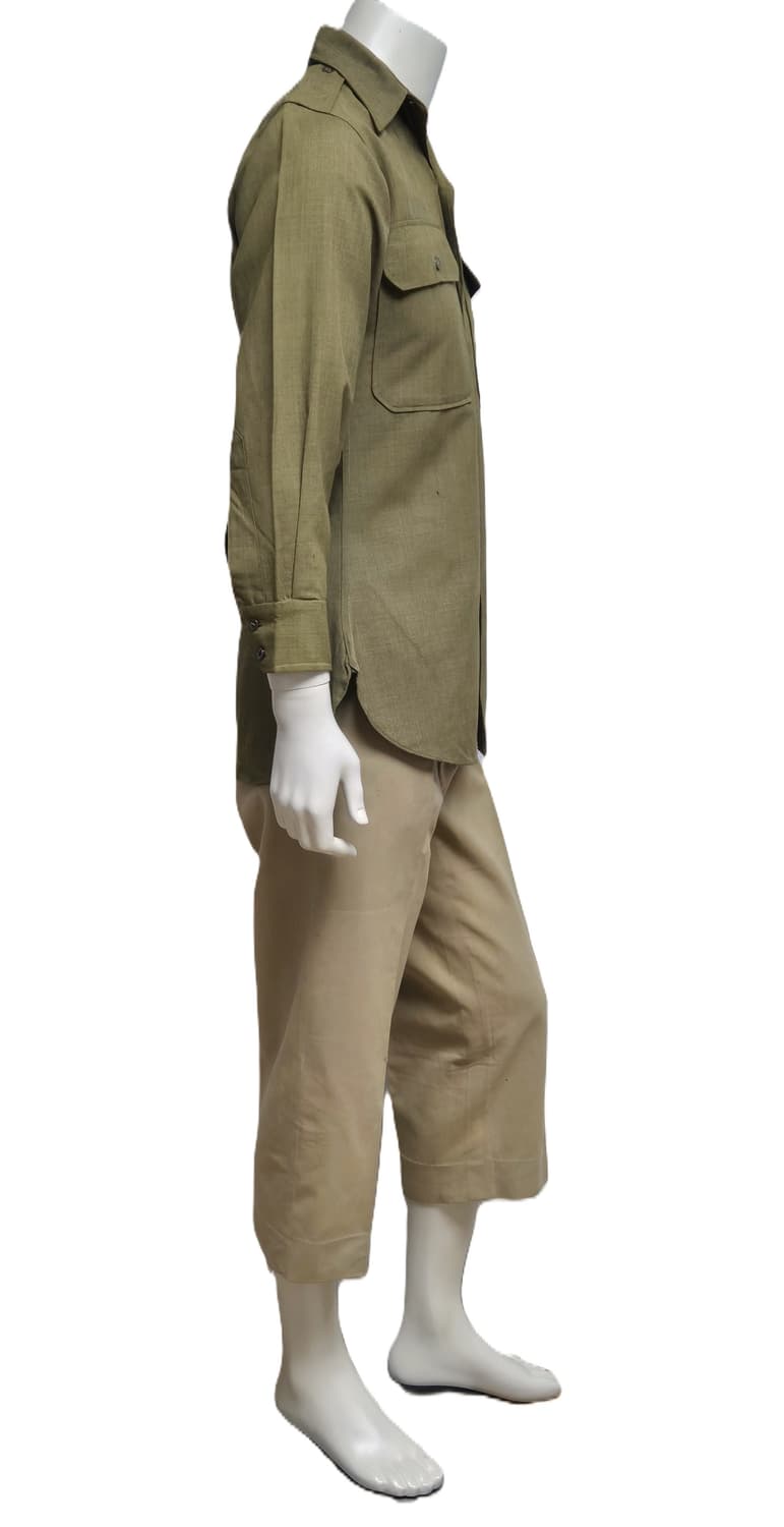육군 구형 50년대 1군단 카키 정복 전투복 세트 (S) 상품이미지3