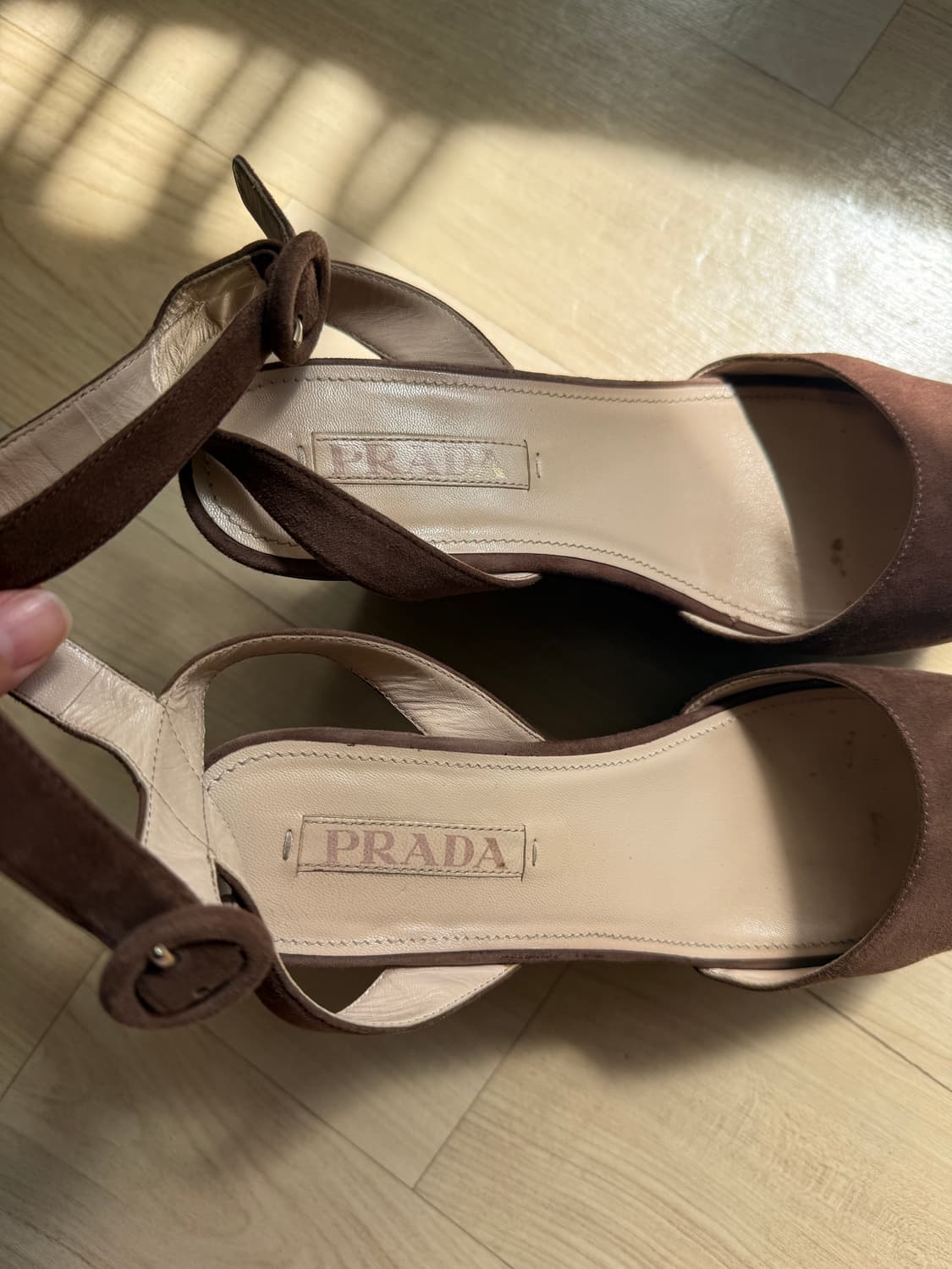prada 프라다 플랫폼 스웨이드 37 상품이미지4