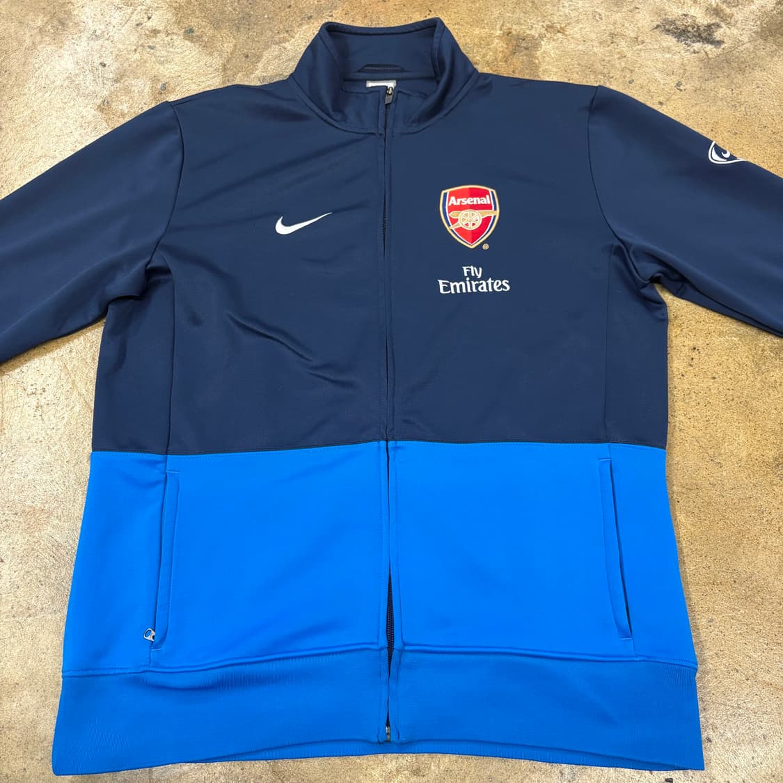 [정품/105,L] 나이키 아스날 트랙탑 져지 네이비블루 b8 상품이미지3