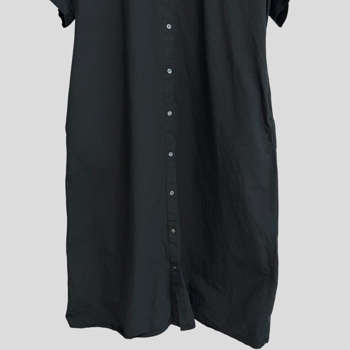 (여성XL)muji 무인양품 브로드 스탠드카라 반소매 원피스 상품이미지5