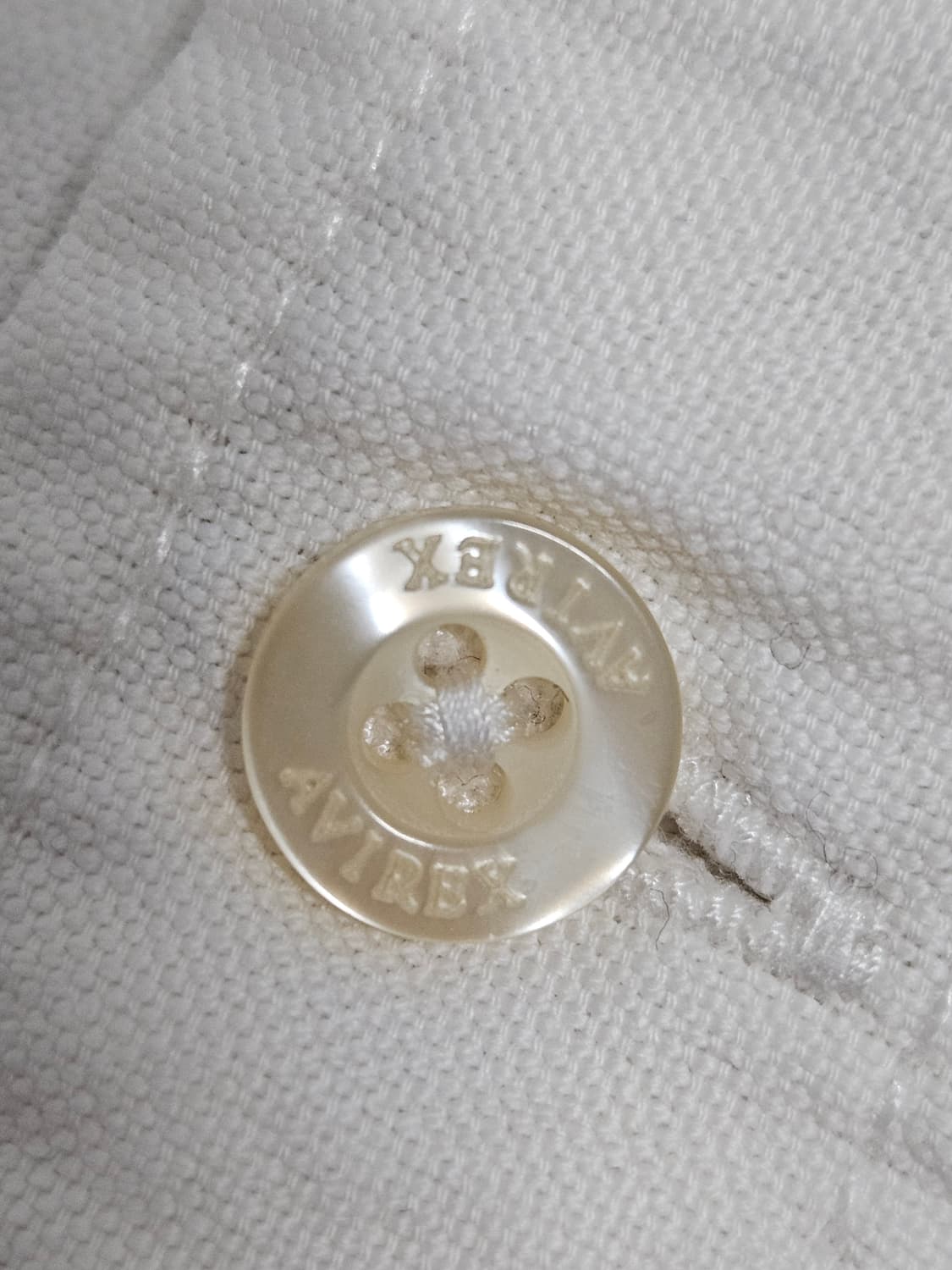 아비렉스 00s 화이트 옥스퍼드 셔츠. L사이즈 상품이미지3