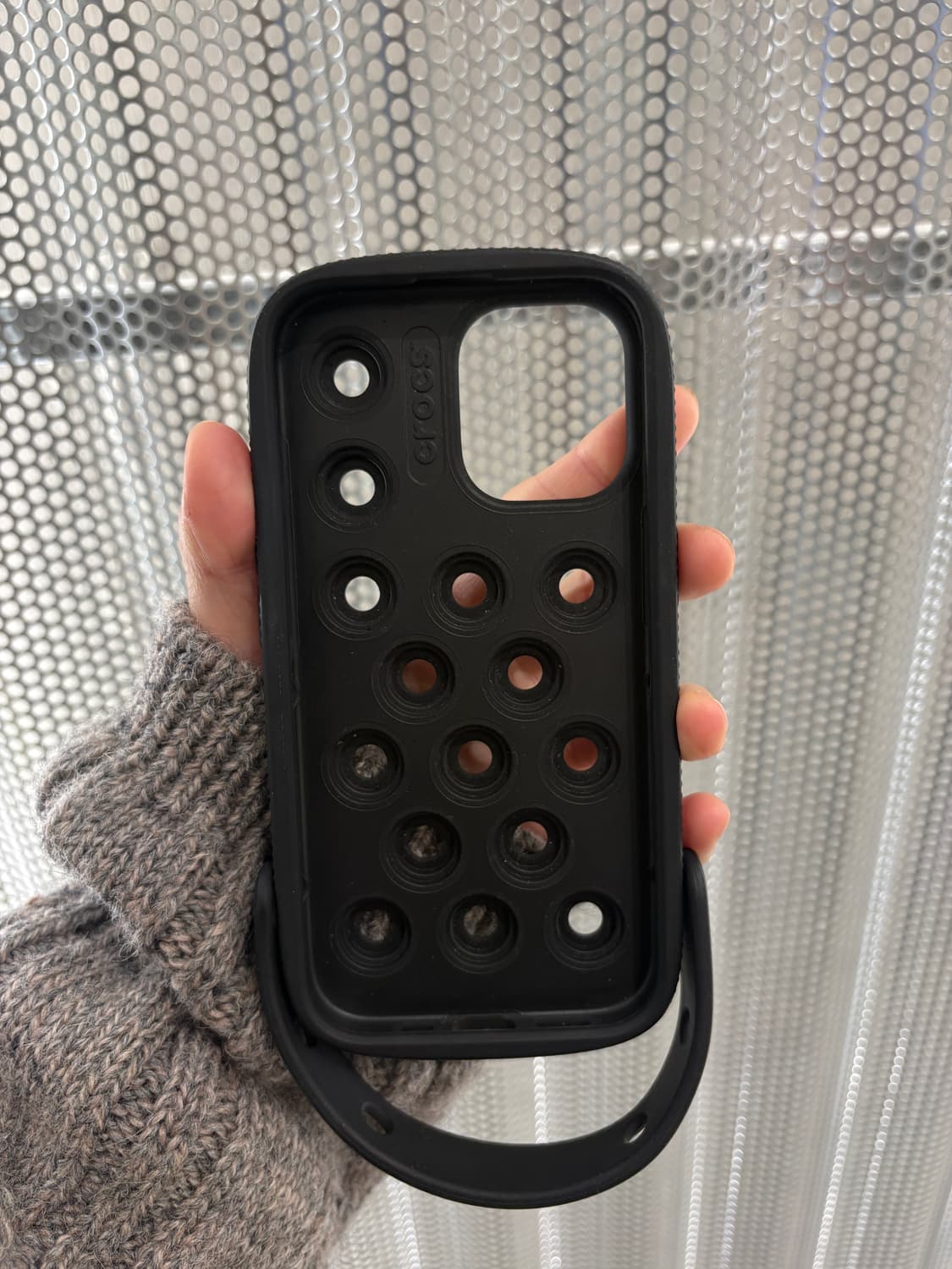 아이폰 16 크록스 케이스 블랙 상품이미지2