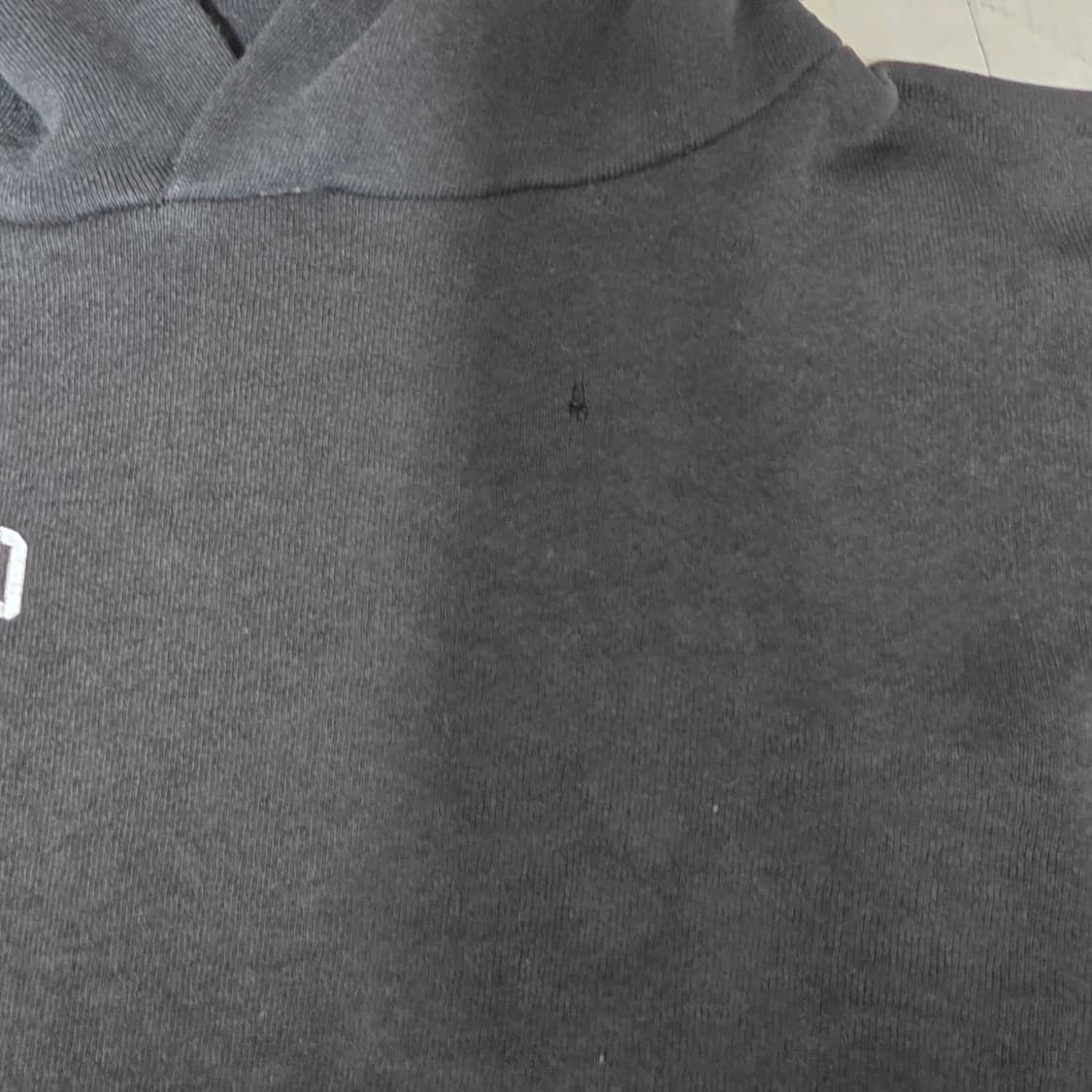 [L] 90s 빈티지 러셀 애슬레틱 라이프가드 후드 블랙 트래쉬드 상품이미지2