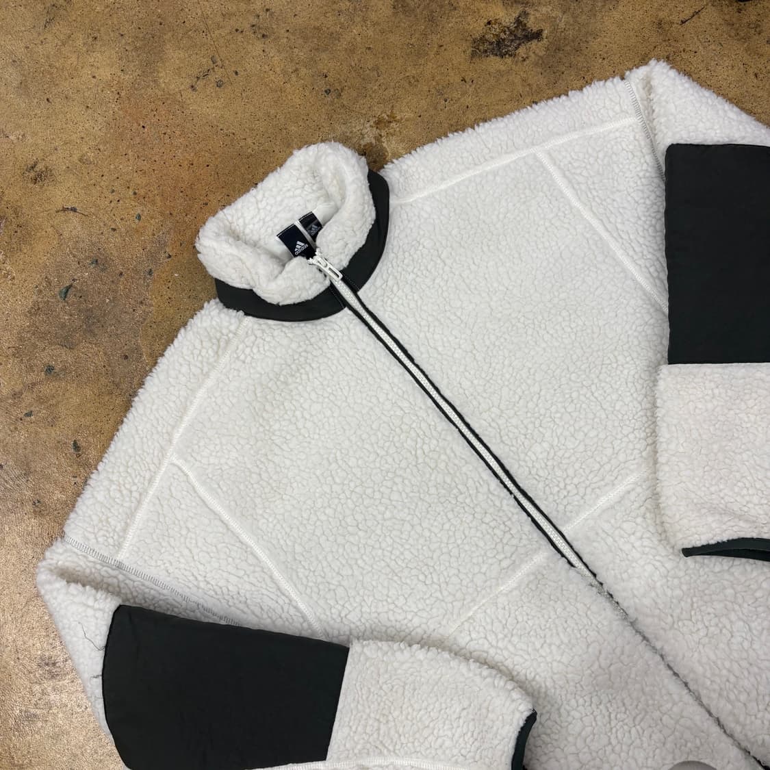 [정품/S,90] 아디다스 S2S 보아 뽀글이 플리스 자켓 b17 상품이미지1