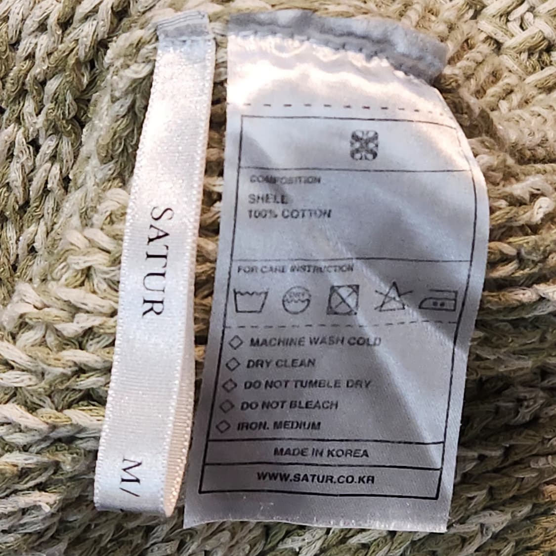 SATUR 니트 베스트 (M) 상품이미지3
