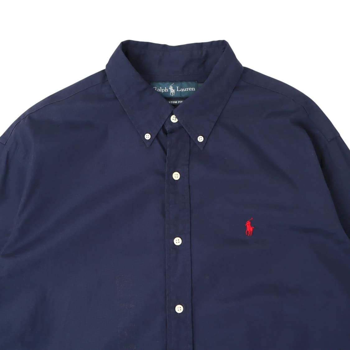 폴로 랄프로렌 네이비 레드포니 커스텀 핏 코튼 셔츠 상품이미지2
